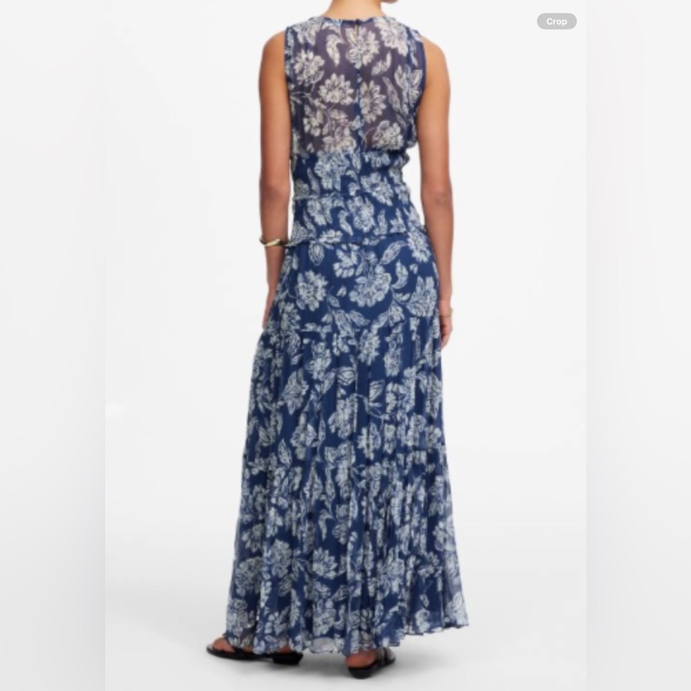 Madewell Floral Maxi Dress View 3